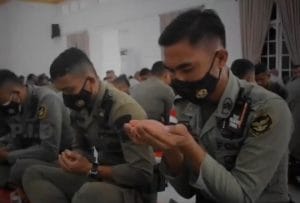 Brimob Riau Doa bersama untuk Personel Pam PON XX BKO Polda Papua