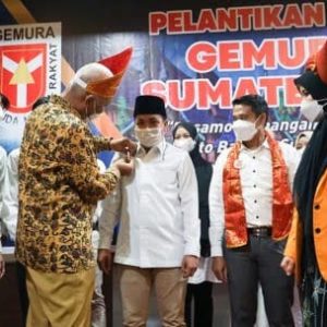 Gubernur Sumbar Hadiri Pelantikan Pengurus Gerakan Muda Nurani Rakyat (GEMURA) DPD Sumatera Barat