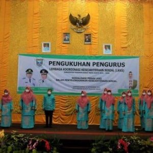 Lembaga Koordinasi Kesejahteraan Sosial Pasbar Masa Bakti 2021-2026 Dikukuhkan