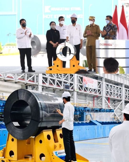 Pabrik Pertama di Indonesia Yang Mampu Menghasilkan HRC Kualitas Premium, PT Krakatau Steel (Persero) TBK