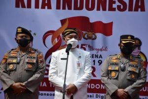 Pembagian Ribuan Bansos, Vaksinasi Massal dan Pelatihan UMKM Warnai Puncak Peringatan 25 Tahun Mengabdi Akabri 96