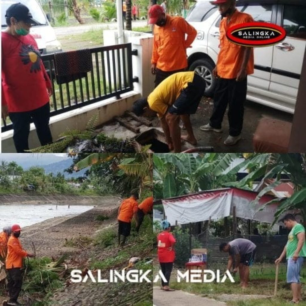Team Satgas Gerak Cepat Bencana Kel.Kubu Marapalam Goro Bersama Masyarakat