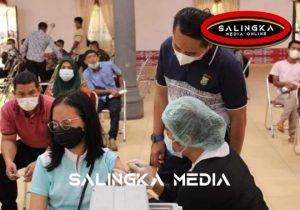 Vaksinasi Massal Covid-19 Polres Labuhanbatu