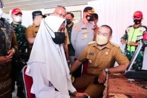 Wagub Audy Puji Percepatan Capaian Vaksinasi di Sijunjung