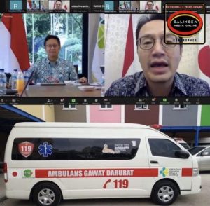 Kementerian Kesehatan Republik Indonesia mengadakan acara penyerahan Ambulans.