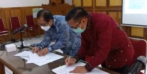 Gubernur Sumbar Tanda Tangani Perjanjian Kerjasama Antara Dinas Kehutanan Fakultas Kehutanan Dan Lingkungan IPB Di Bogor