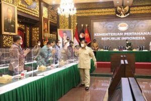 Menhan Prabowo Beri Pembekalan Kepada Calon Dubes LBBP RI