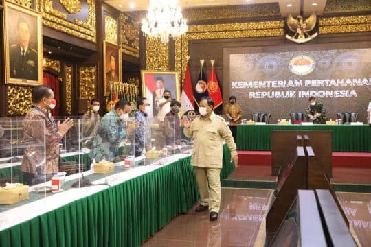 Menhan Prabowo Beri Pembekalan Kepada Calon Dubes LBBP RI