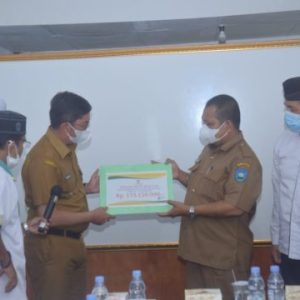 BAZNas Kota Sawahlunto Kembali Salurkan Zakat, Oktober 2021 Ini Total Zakat Disalurkan Rp. 175 Juta Lebih Kepada 150 Orang Mustahiq