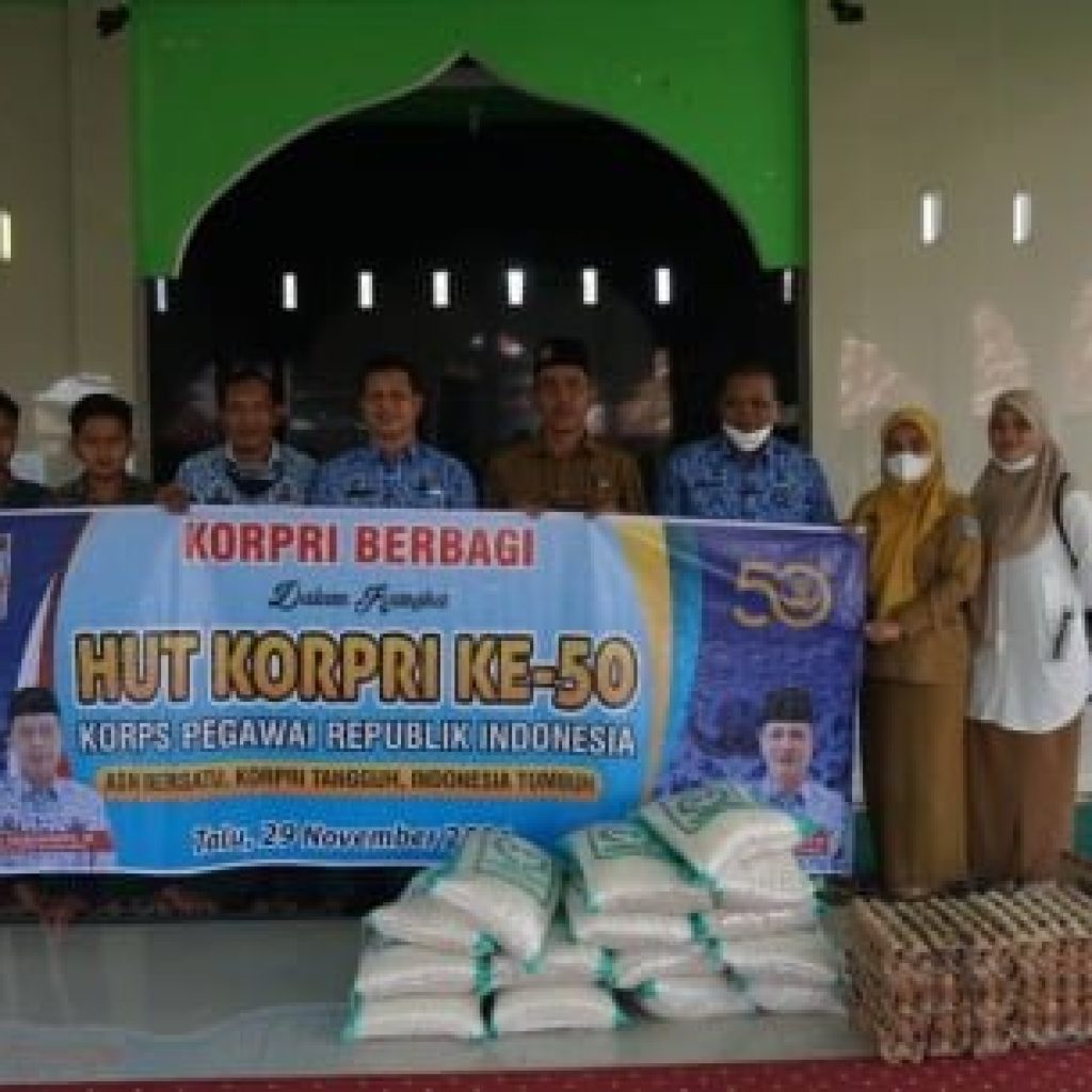 HUT KORPRI ke 50 Pengurus KORPRI Pasbar Berikan Bantuan Kepada Panti Asuhan Aisyiyah