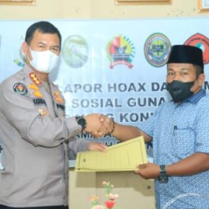 Polda Sumbar Sosialisasi Cegah Berita Hoax di Nagari Batu Taba Kecamatan Batipuh Selatan
