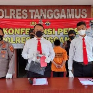 Polres Tanggamus Tangkap Oknum Guru Ngaji Tersangka Dugaan Pencabulan terhadap 7 Muridnya