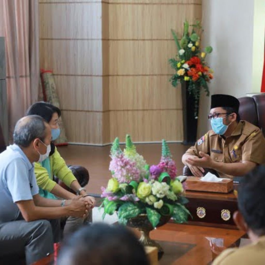 Wako Hendri Septa Terima Kunjungan Tim Peneliti dari Jepang, Maksimalkan Pengelolaan Bank Sampah