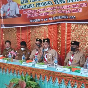 Buka KML di SDN 20 Luhak Nan Duo, Wabup Risnawanto Minta Anggota Pramuka Tingkatkan Kemampuan