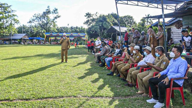 Bupati Hamsuardi Resmi Buka Turnamen Rajawali CUP XV Nagari Ujung Gading 2021