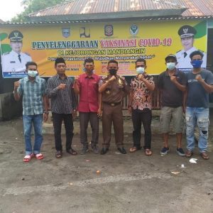 Kasat Pol PP Kabupaten Pasaman Barat Tinjau Gerai Vaksin di Mandiangin