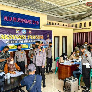 Kejar Capaian Target Vaksinasi, Polres Pasaman Barat Buka Gerai di 11 Kecamatan