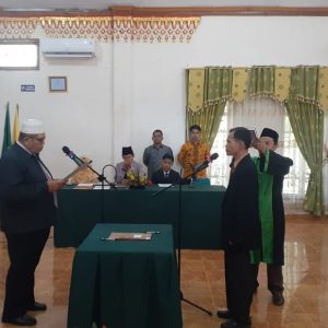 Pelantikan ketua STAI YAPTIP Periode 2021-2025