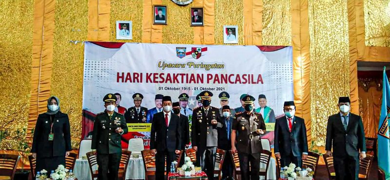 Pemkab Pasbar Ikut Upacara Hari Kesaktian Pancasila 2021