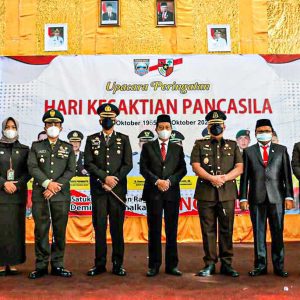 Pemkab Pasbar Ikut Upacara Hari Kesaktian Pancasila 2021