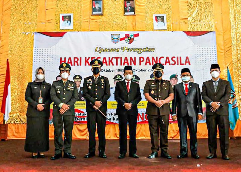 Pemkab Pasbar Ikut Upacara Hari Kesaktian Pancasila 2021