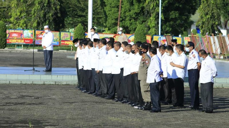 Percepatan Pemberian Vaksinasi Bagi Masyarakat Pemda Pasbar Gelar Apel Gabungan Khusus