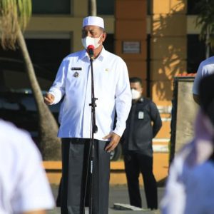 Percepatan Pemberian Vaksinasi Bagi Masyarakat Pemda Pasbar Gelar Apel Gabungan Khusus