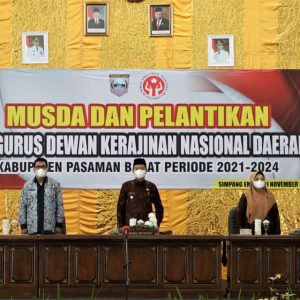 Peresmian Dekranasda Pasbar, Risnawanto : Peningkatan Kreativitas dan Ekonomi Rumah Tangga