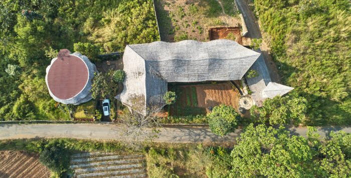 Terbuat dari Bambu, Bangunan Piyandeling dengan Arsitektur Lokal di Desa Mekarwangi