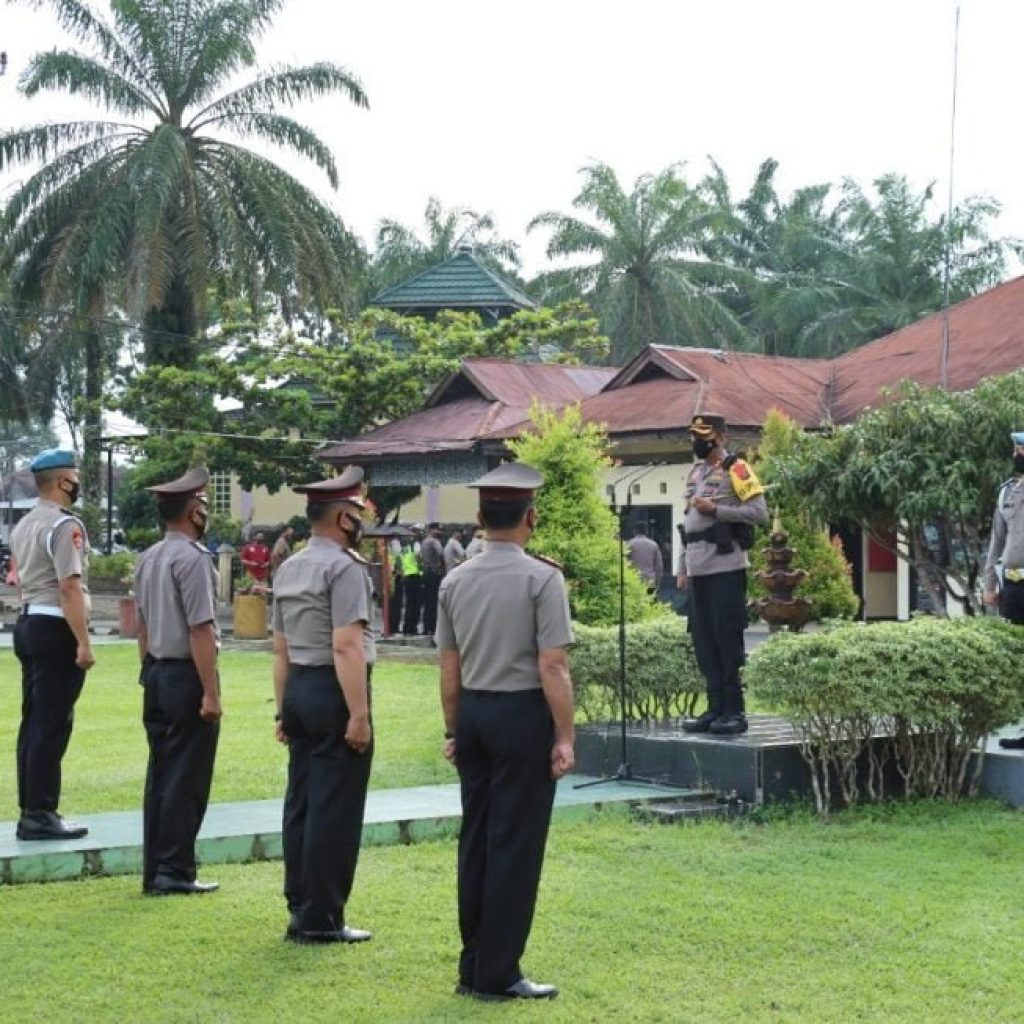 Sebanyak 47 Personel Polres Pasaman Barat Mendapatkan Kenaikan Pangkat
