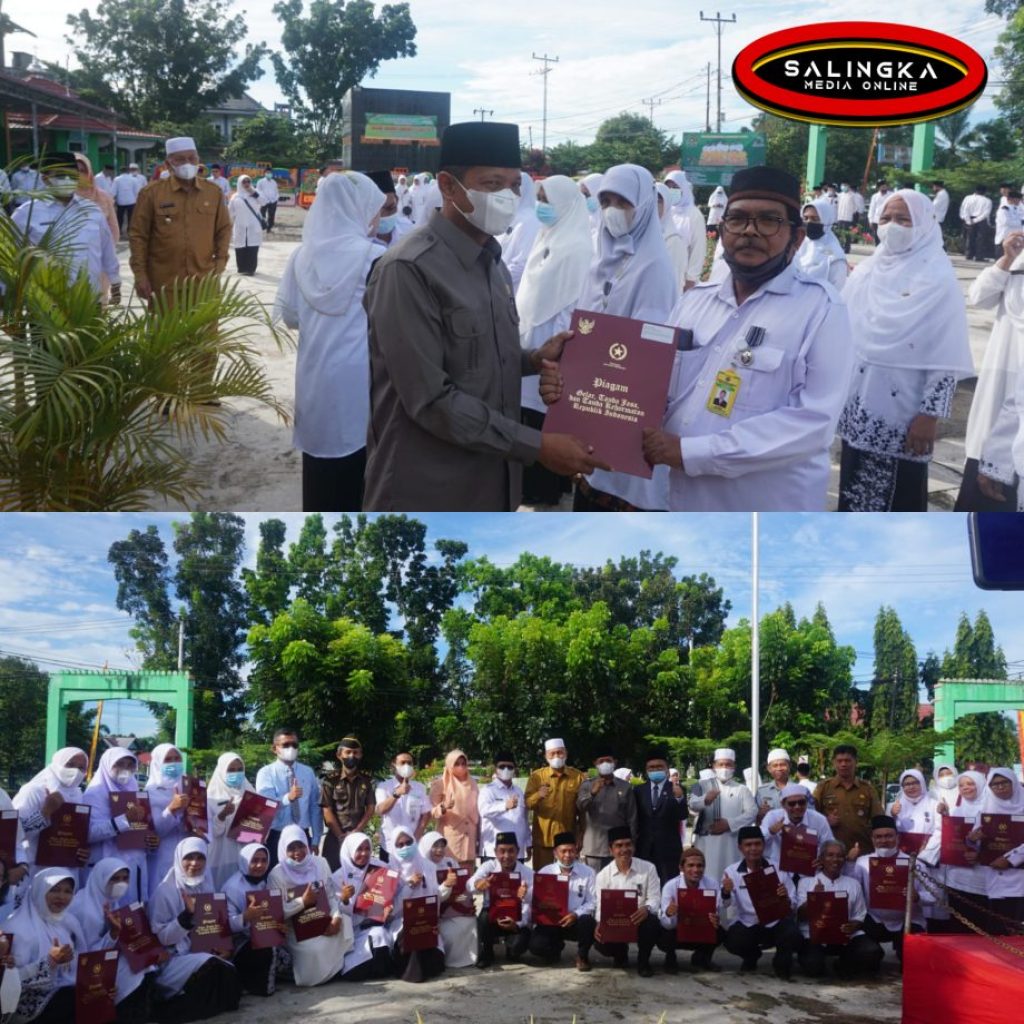 Kemenag Pasbar Gelar Upacara Peringatan Hari Amal Bhakti Ke-76