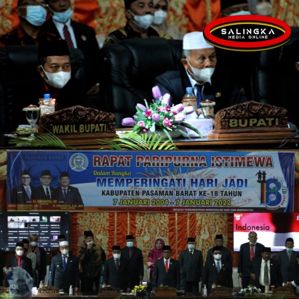 Paripurna Peringatan HUT Pasbar ke 18, Gubernur Tekankan Bergandengan Tangan Dalam Pembangunan