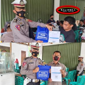 Polres Pasaman Barat Laksanakan Kegiatan Vaksinasi Sekaligus Pembagian Sembako