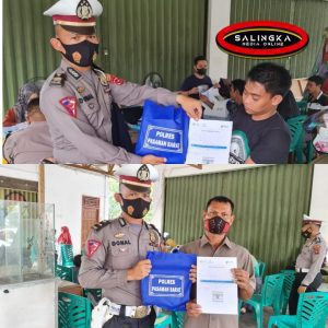 Polres Pasaman Barat Laksanakan Kegiatan Vaksinasi Sekaligus Pembagian Sembako