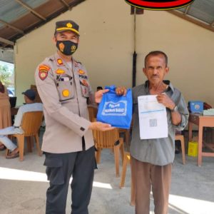 Polres Pasaman Barat Terus Gempur Akselerasi Vaksinasi Melalui Pembagian Sembako