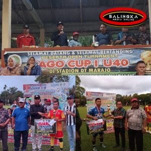 Wakil Bupati Pasbar Resmi Tutup Turnamen Sago Cup I 2022 di Kinali