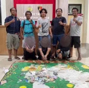 3 Orang Tersangka Judi Song Berhasil Diamankan Tim Opsnal Macan Kumbang Sat Reskrim Polres Pesisir Selatan