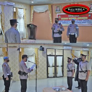 Kapolres Pasaman Barat Pimpin Sertijab Kasat Intelkam Dan Kabag Logistik