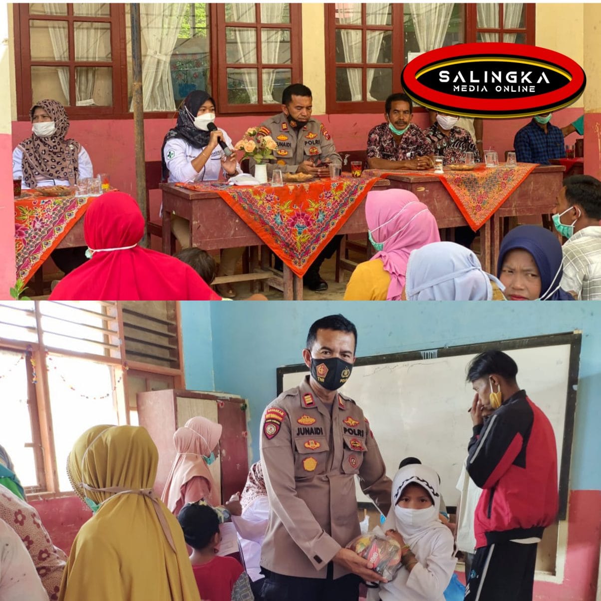 Kapolsek Talamau Terjun Langsung Ke Daerah Pelosok Perbukitan Tombang Dalam Kegiatan Akselerasi Vaksinasi