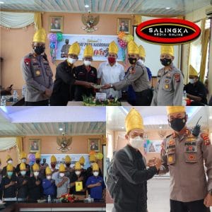 Peringati Hari Pers Nasional Polres Pasaman Barat Potong Tumpeng Bersama Insan Pers