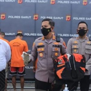 Polres Garut Berhasil Amankan Lima Anggota Ormas yang Bentrok Berebut Jatah Proyek Tambang Ilegal