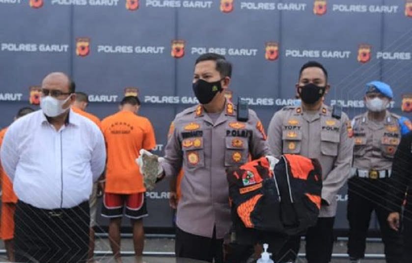 Polres Garut Berhasil Amankan Lima Anggota Ormas yang Bentrok Berebut Jatah Proyek Tambang Ilegal