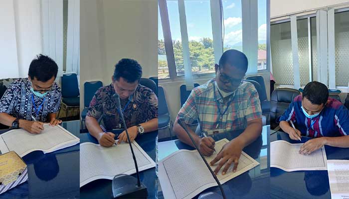 4 Orang Bakal Calon Dewan Pengawas Perumda Air Minum Tirta Gemilang Pasbar Ikuti Fit And Proper Test