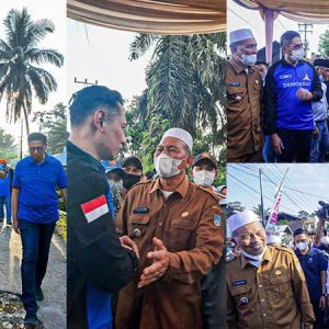 AHY Kunjungi Koban Gempa Pasbar, Hamsuardi : Terimakasih Ketum Demokrat