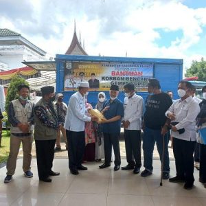 Bantuan untuk Korban Bencana Gempa Pasbar dari Pemkab Kerinci Provinsi Jambi