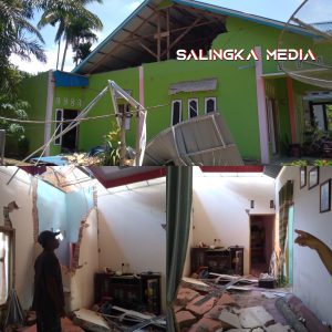 Dampak Gempa Juga Menyebabkan Rumah Sejumlah Wartawan Yang Ada Di Daerah Itu Mengalami Kerusakan