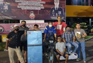 Diduga Curi Kulkas, Seorang Kuli Bangunan Ditangkap Tim Klewang Polresta Padang
