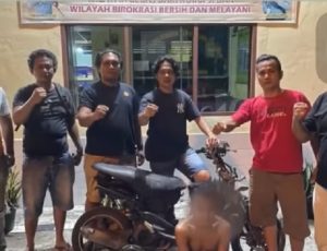 Diduga Pelaku Pencurian Sepeda Motor di Kampung Tanah Kareh Kecamatan Batang Kapas Pessel Berhasil diamankan Tim Opsnal Macan Kumbang Sat Reskrim Polres Pesisir Selatan