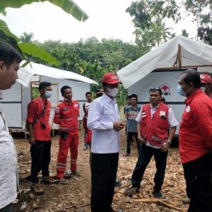 Digagas PMI, Warga Terdampak Bencana di Pasbar Mulai Tempati Hunian Sementara