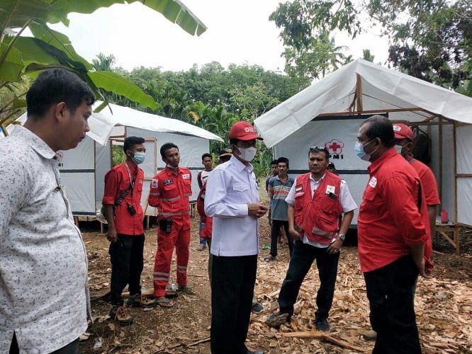 Digagas PMI, Warga Terdampak Bencana di Pasbar Mulai Tempati Hunian Sementara